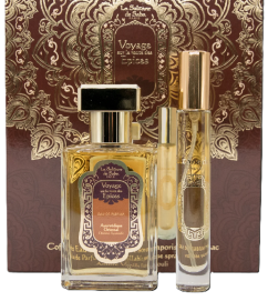 Dárkový set Voyage Epices - Ayurvedique, La Sultane de Saba, Paris, parfumová voda 50ml a 10ml sprej do kabelky